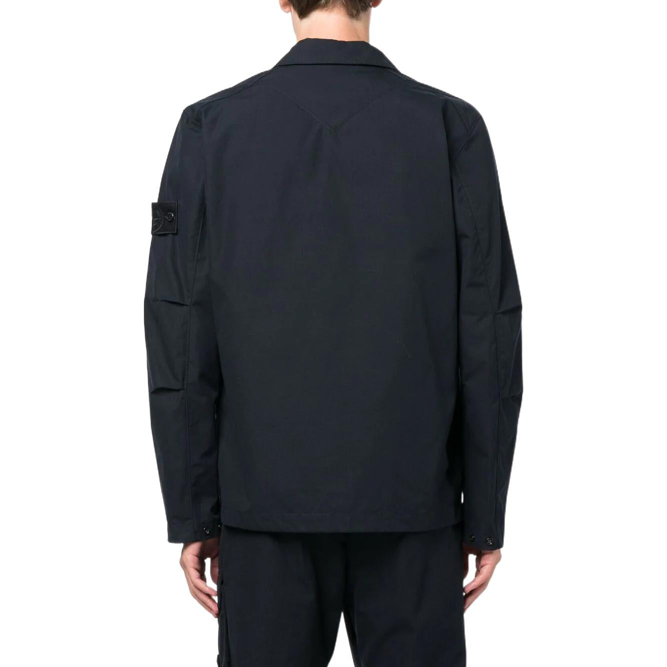STONE ISLAND Ghost Overshirt 'Navy' 7715116F1-V0020