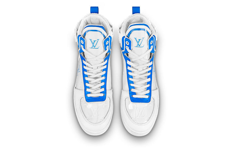 (WMNS) LOUIS VUITTON Boombox Ankle Sneakers 'White Blue' 1A95MV