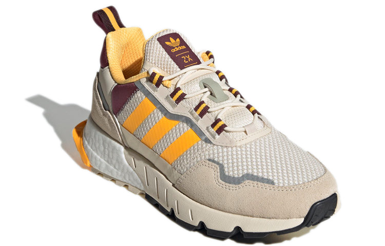 (WMNS) adidas ZX 1K Boost 'Wonder White Solar Gold' H00442