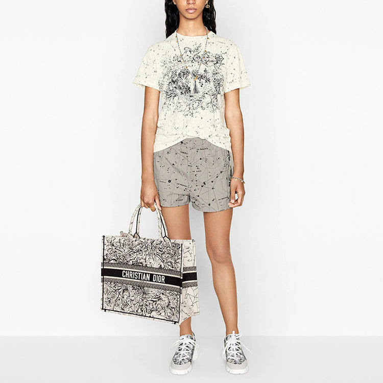 DIOR Zodiac Pattern Short Sleeve White 113T03A4474-X0200