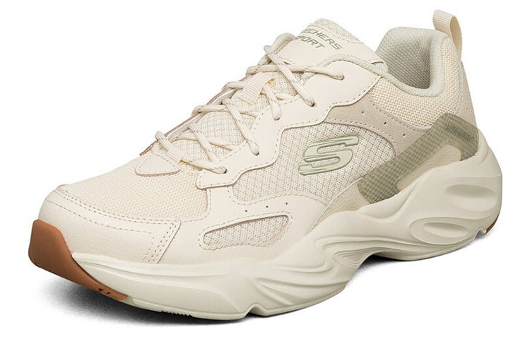Skechers D'Lites Low-Running Shoes White 237000-OFWT