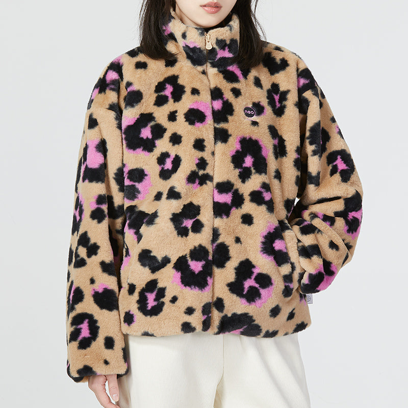 (WMNS) adidas Neo Vbe Jackets 'Tan Black Pink' HN2366