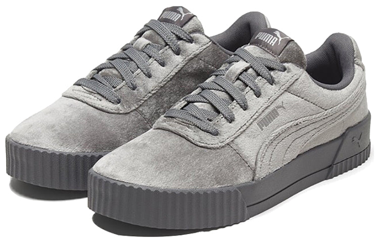 (WMNS) PUMA Carina Velvet Grey/Silver 375886-03