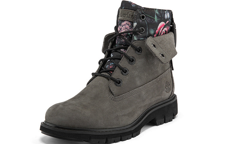 (WMNS) Timberland Lucia Way 6 Inch Waterproof Roll Top Boots 'Grey and Floral' A2KURW