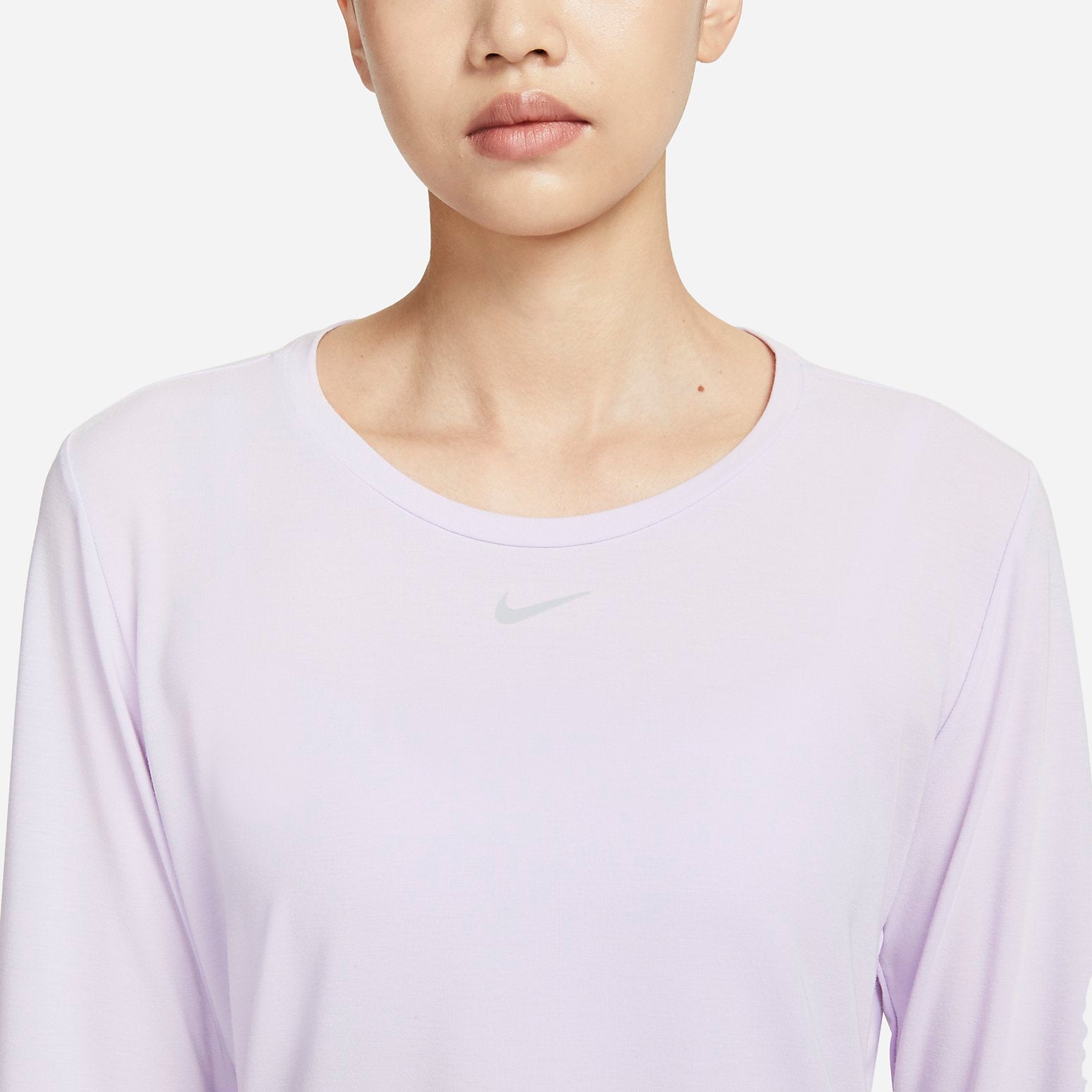 (WMNS) Nike Dri-Fit Long Sleeve T-Shirt 'Purple' FB7669-581