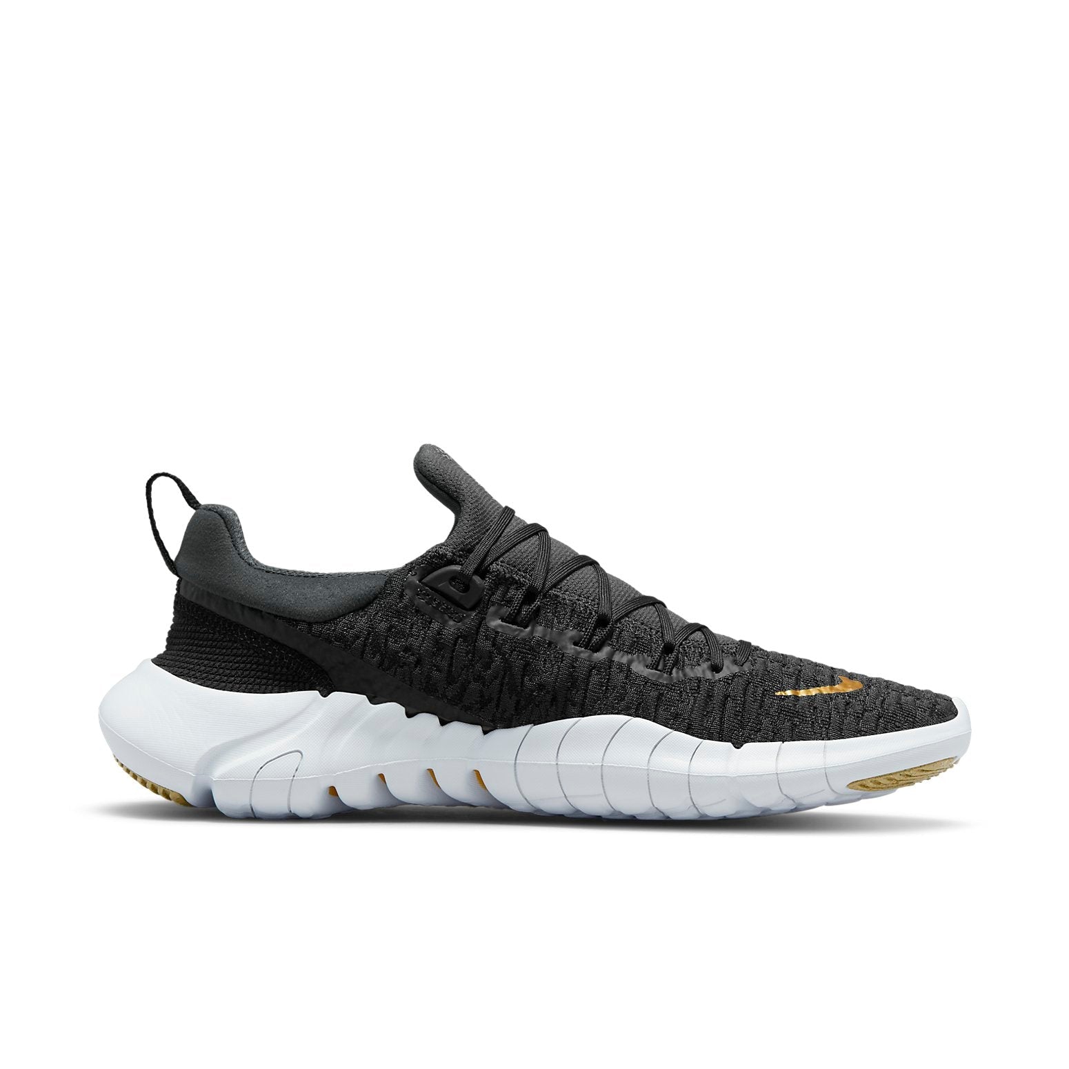 (WMNS) Nike Free Run 5.0 Next Nature 'Dark Smoke Grey Metallic Gold Coin' CZ1891-005