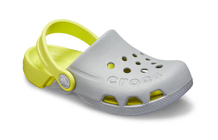Kids Crocs Classic clog Sports sandals 'Grey Green' 10400-06T