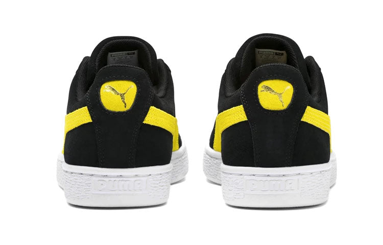 PUMA Suede Classic Shoes Black/Yellow 365347-60