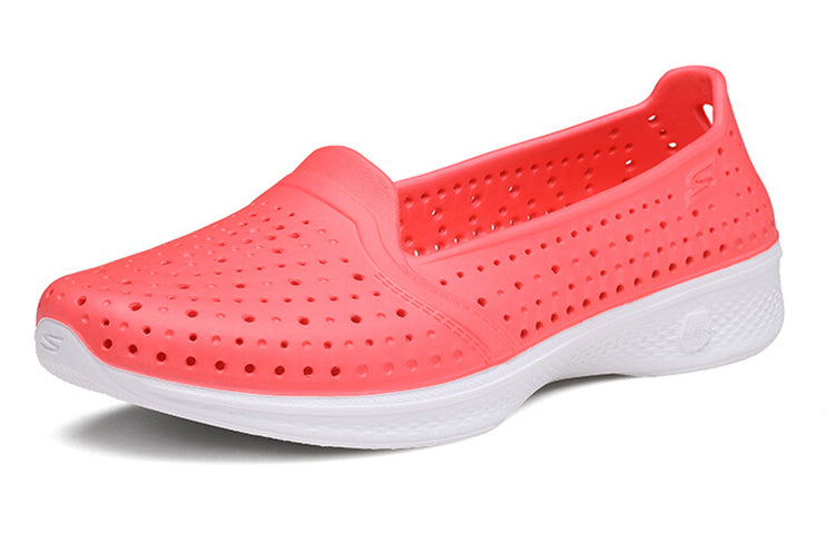 (WMNS) Skechers H2 Go Slip-on Shoes Pink/White 14690-CRL