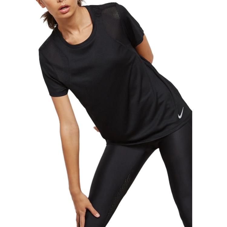 (WMNS) Nike Rapid T-Shirt 'Black' 890353-010