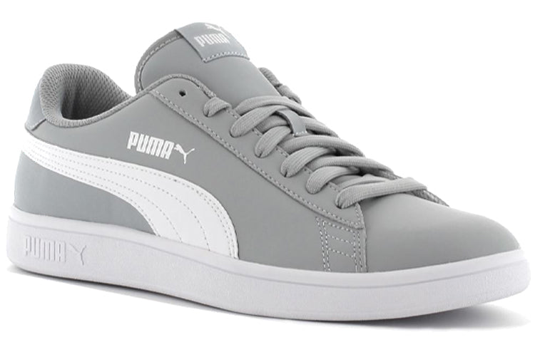 PUMA Unisex Smash V2 L Sneakers Grey/White 365215-10