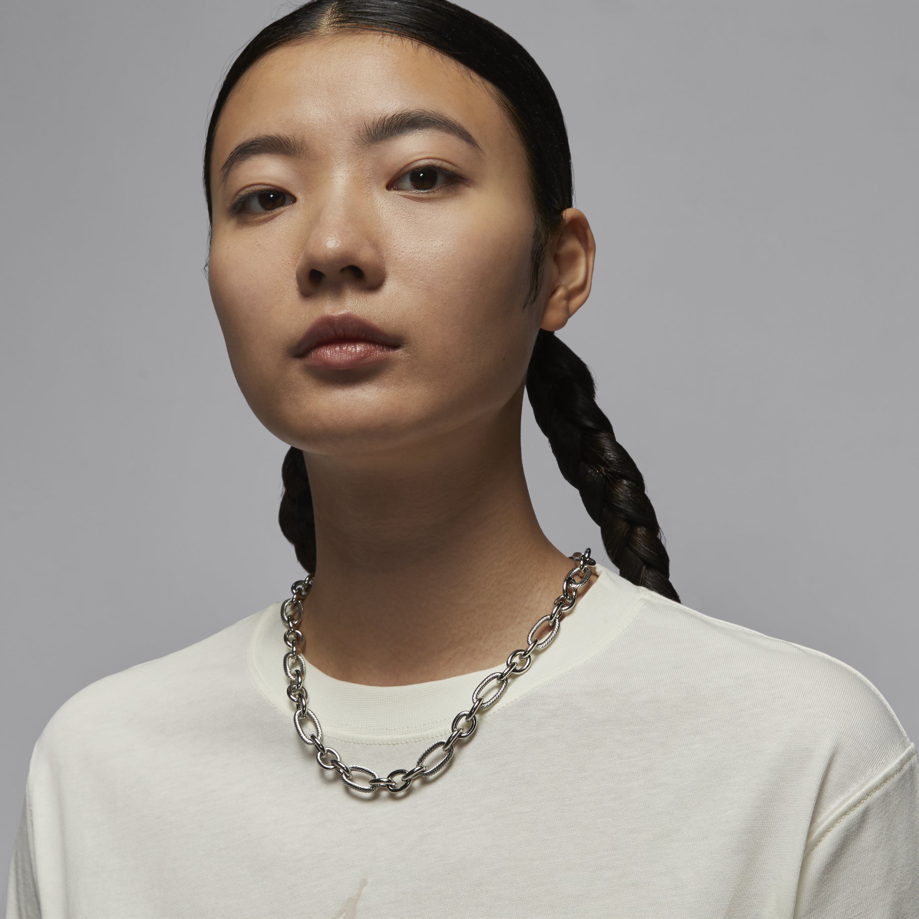 (WMNS) Air Jordan Paris Saint-Germain T-shirt Asia Sizing 'Sail' FV7749-133