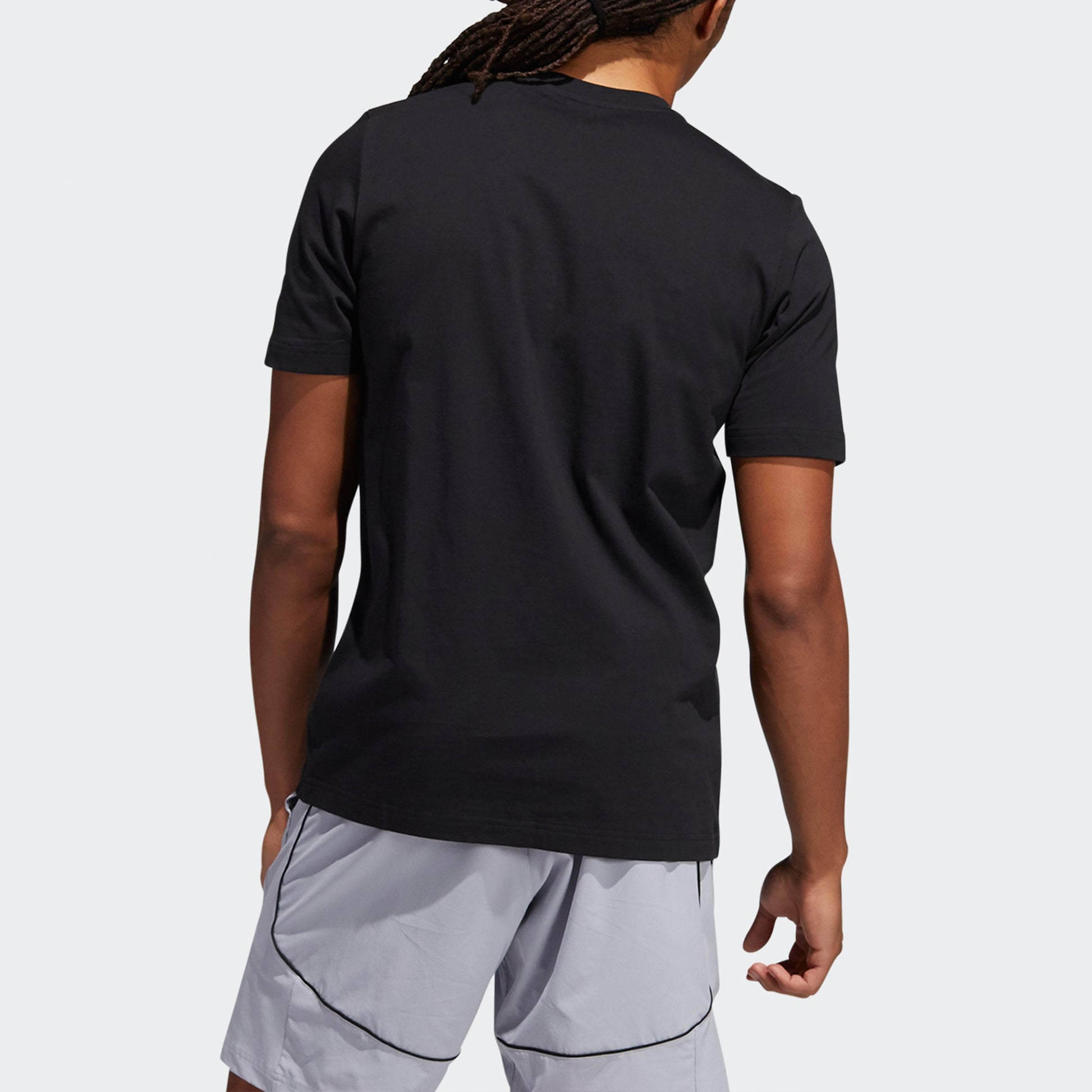 adidas China S1 Tee Casual Basketball Sports Breathable Short Sleeve Black HB6168