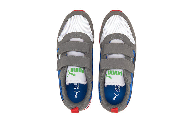(PS) PUMA R78 V 'Gray Black Blue' 373617-05