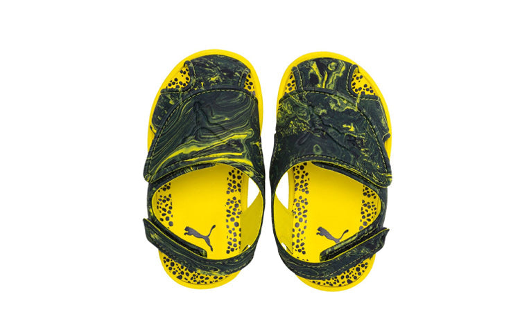 PUMA 2 Marble Infant Casual Sandals Yellow 369499-01