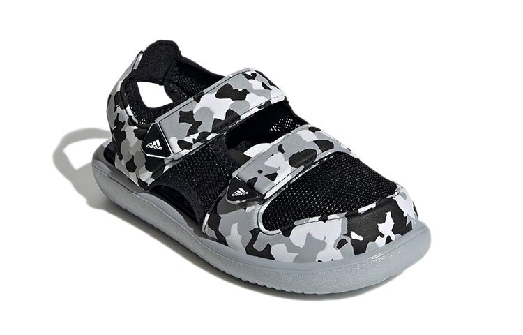 (PS) adidas Comfort Casual Sports Black Gray Sandals 'Black Gray' GZ1307
