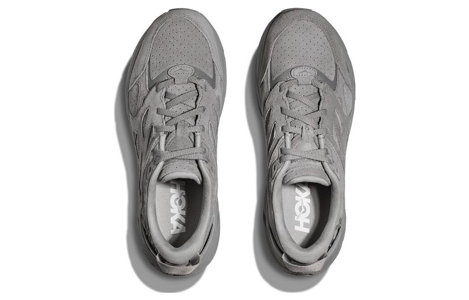 HOKA ONE ONE Clifton L Suede 'Limestone' 1122571-LLTN