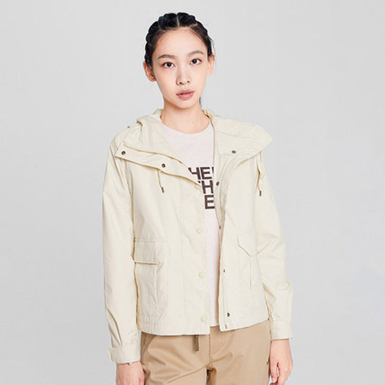 THE NORTH FACE Series Windproof Jacket Outdoor Windproof Water Repellent Beige 4NEY-11P