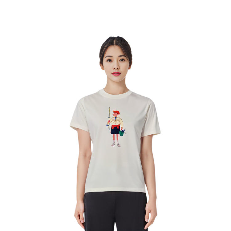 New Balance x Mr. Slowboy Graphic T-shirt Asia Sizing 'Ivory' NEE28073-IV