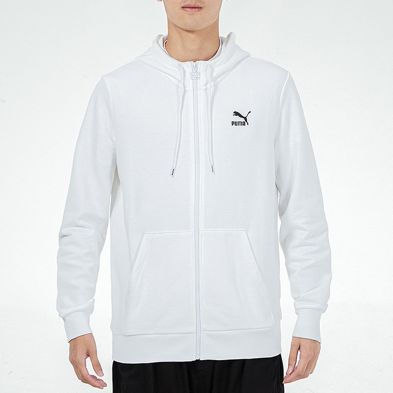 PUMA Classics Tech Full Zip Hoodie 'White' 533143-02