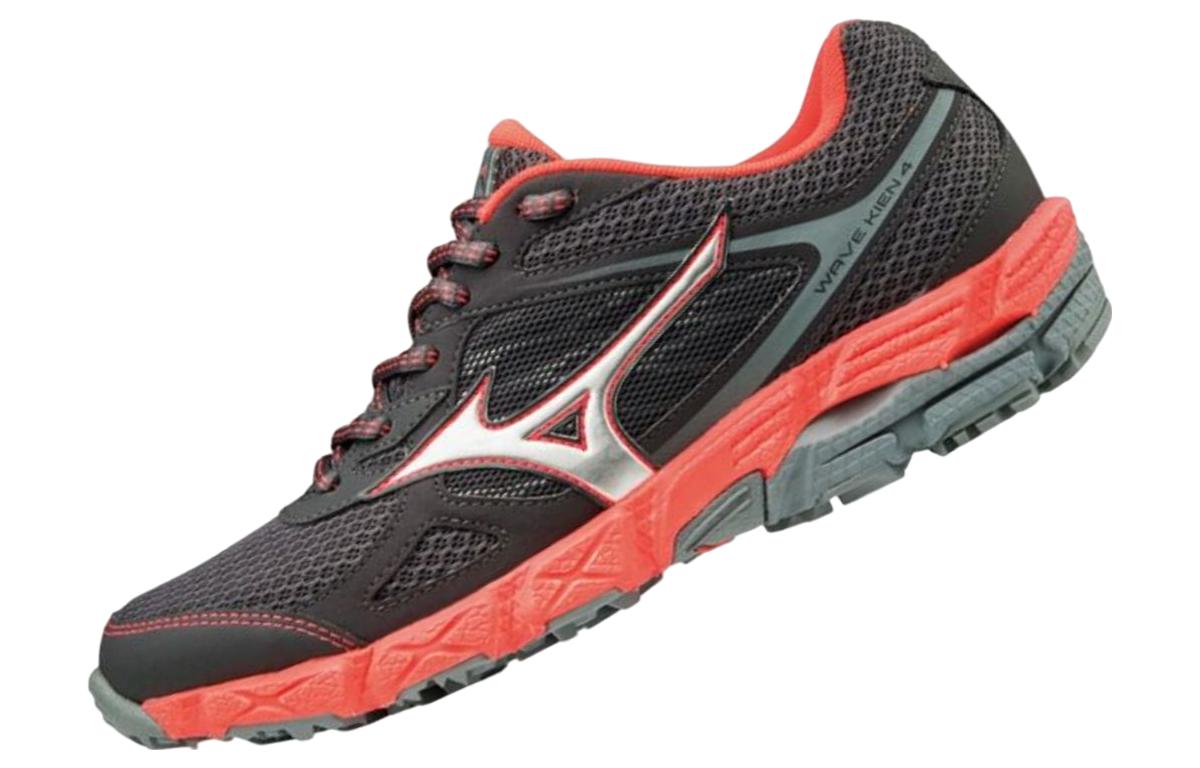 Mizuno Wave Kien 4 Low Tops Wear-resistant Black Red J1GK177304