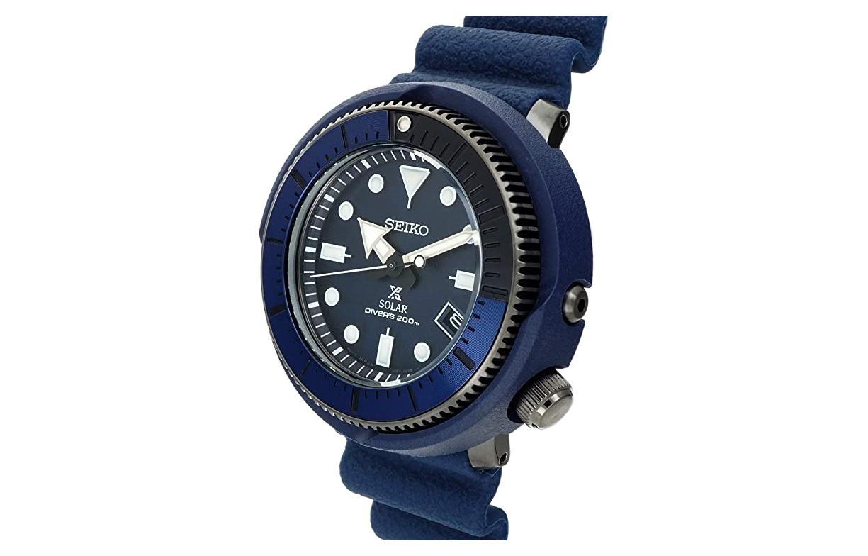 Men's SEIKO PROSPEX Street Series Sports quartz Solar Energy SNE533P1