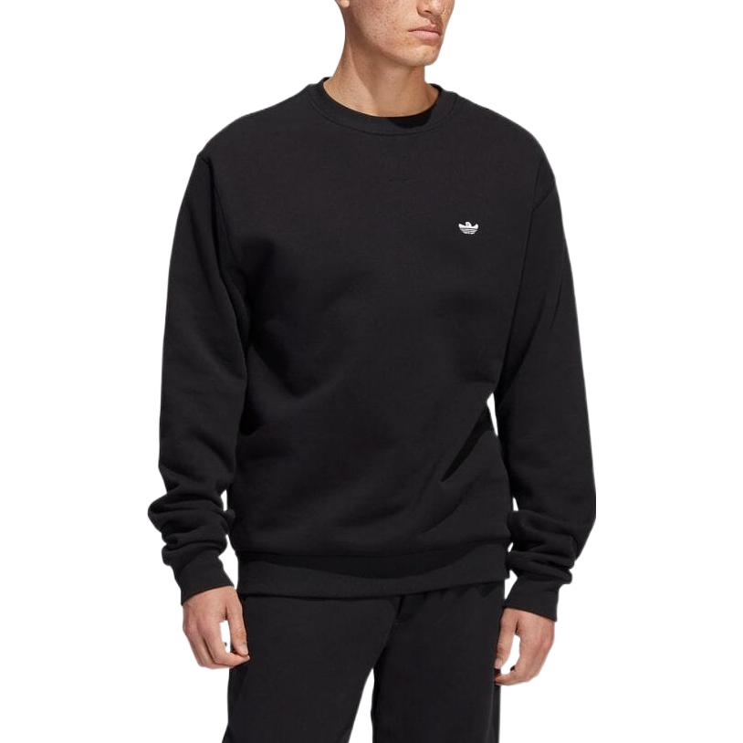 adidas Heavyweight Shmoofoil Crewneck Sweatshirt 'Black' HK9868
