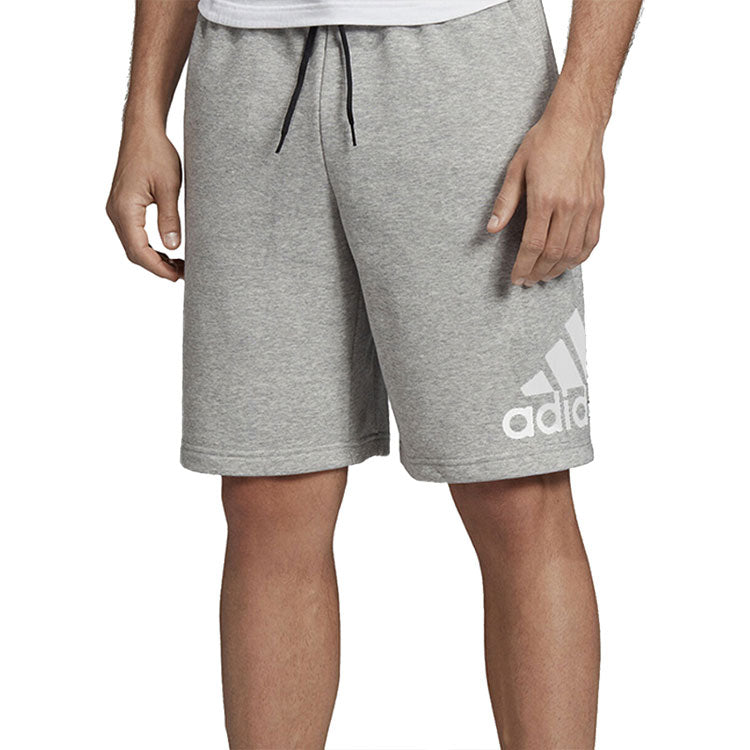 adidas M Mh Bos Short Ft Logo Printing Sports Drawstring Shorts Gray EB5260