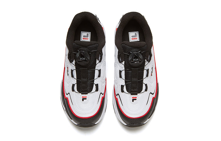(GS) FILA Classic Retro Runner 'White Black Red' K15B041155FWB