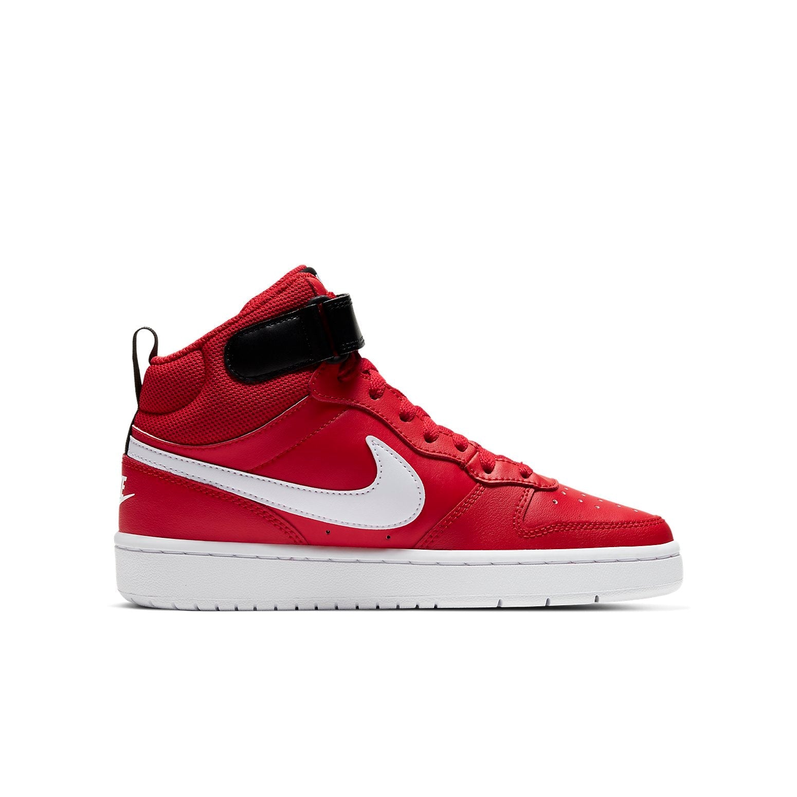 (GS) Nike Court Borough Mid 2 Sneakers Red/White CD7782-600