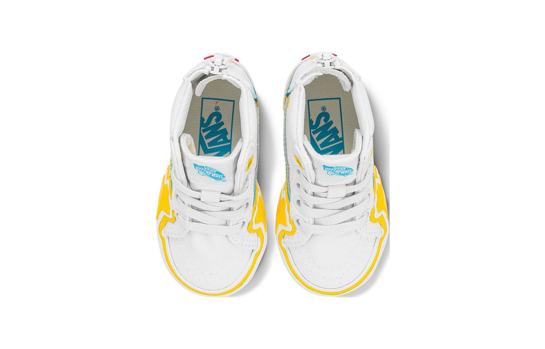 (TD) Vans Sk8-Hi Zip Rainbow Star 'White' VN000BVNAHP