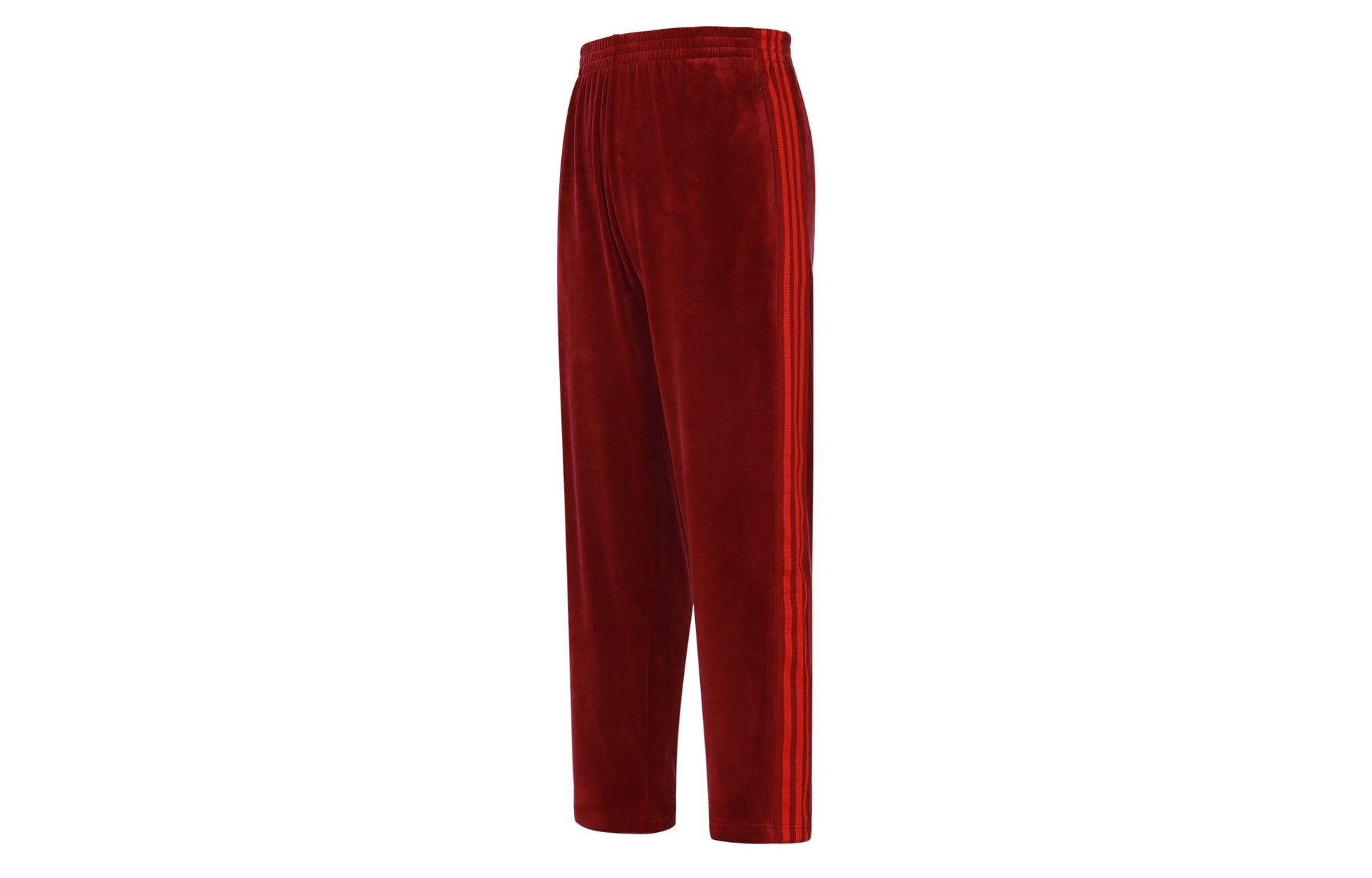 Men's adidas x IVY PARK Crossover Solid Color Stripe Sports Pants/Trousers/Joggers Red HN0306
