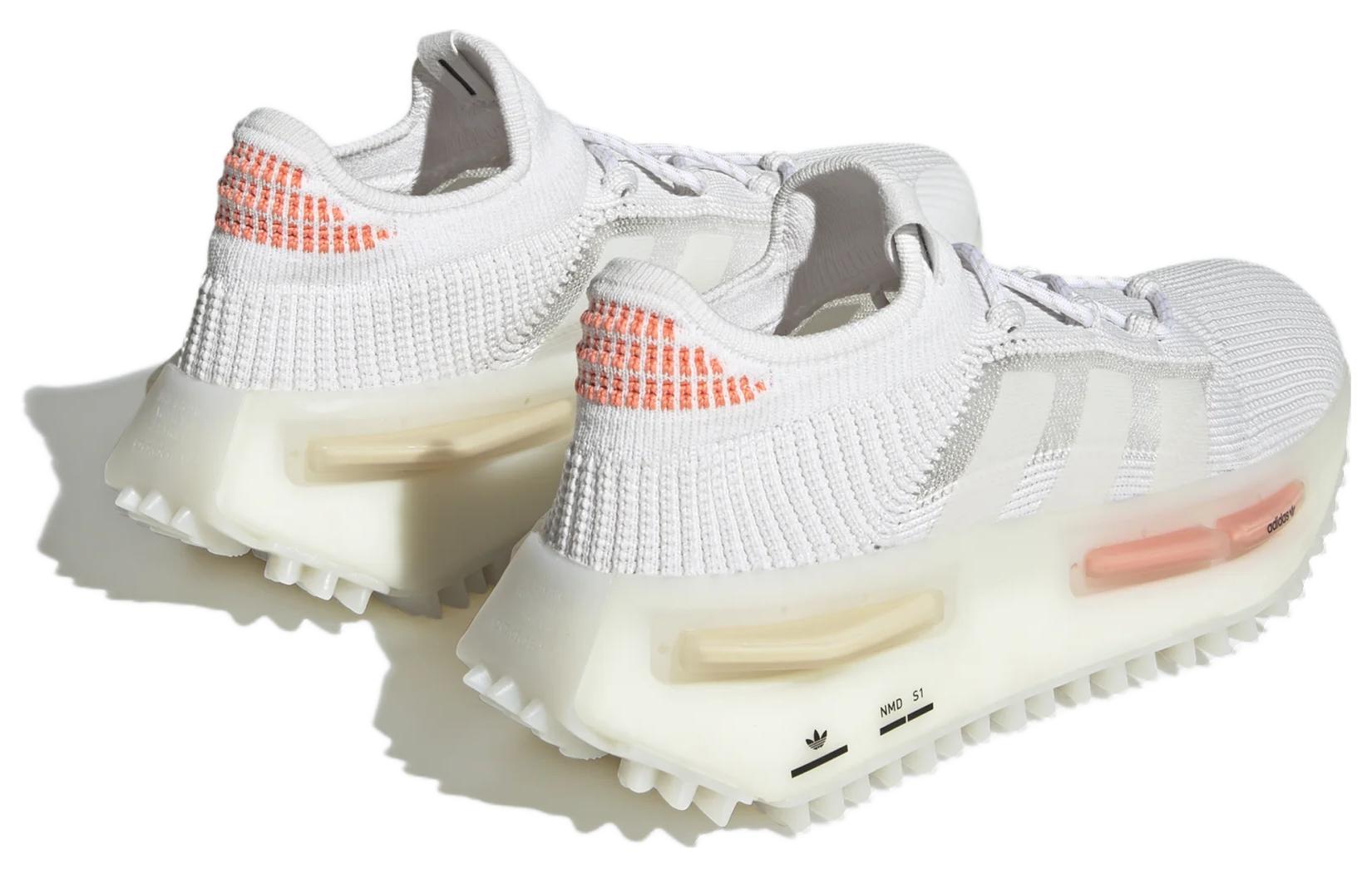 (WMNS) adidas NMD_S1 Shoes 'White Coral Fusion' HQ4465