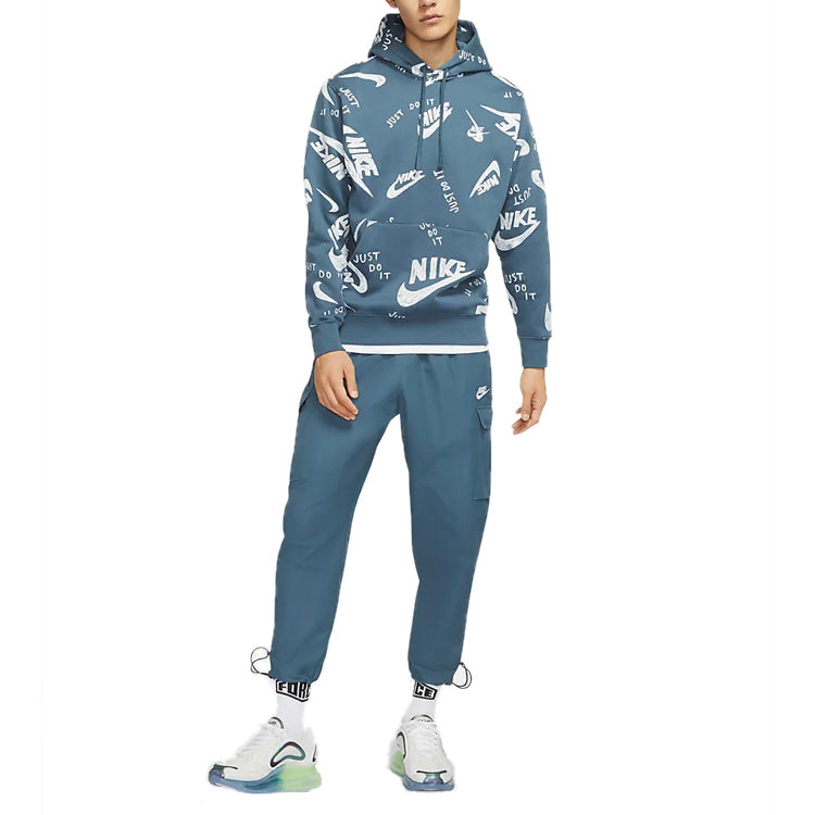 Men's Nike Sportswear Club Pullover Gray Green CU4342-058