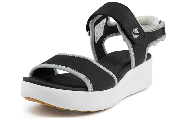 (WMNS) Timberland Los Angeles Wind Casual Black Sandals A23AMW
