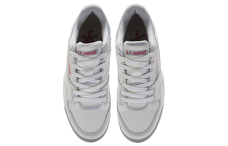 (WMNS) Li-Ning Retro 80s 'White Red' AGBR086-3
