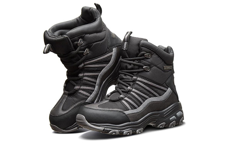 (WMNS) Skechers D'Lite Icemont 'Black' 44980-BLK