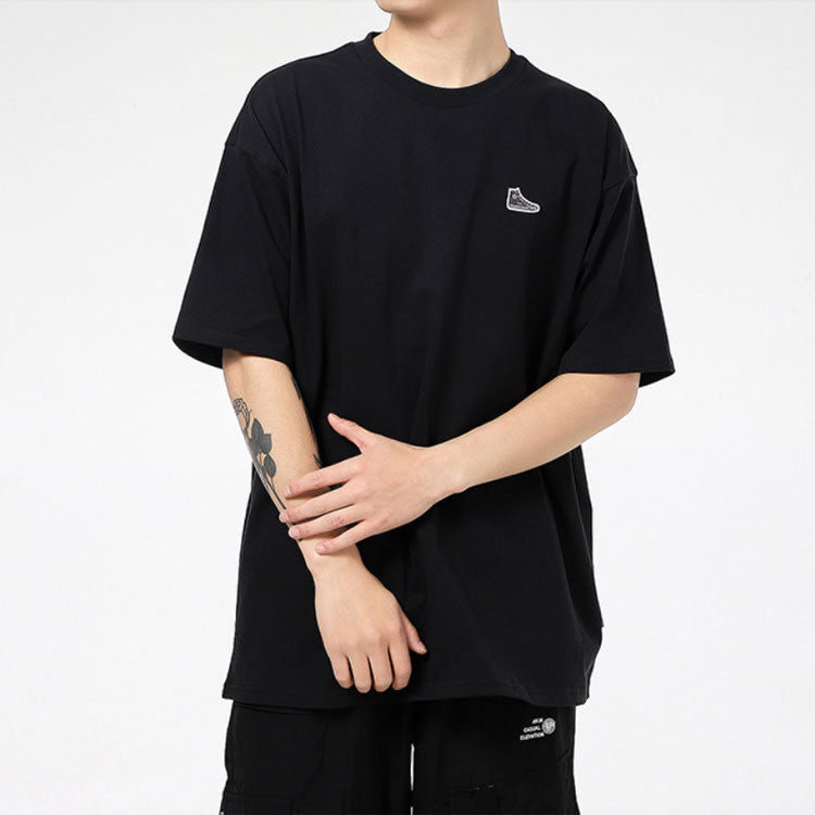 Men's Converse Classic Chuck Printing Short Sleeve Black 10020931-A02
