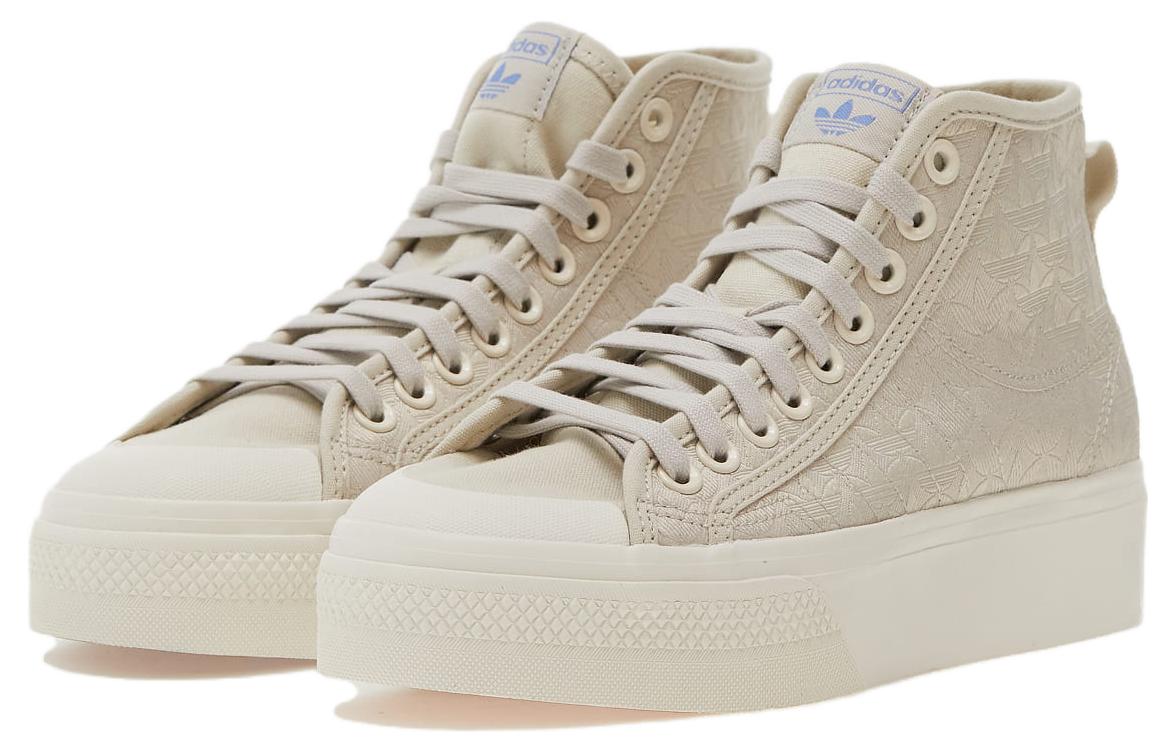 (WMNS) adidas Nizza Platform Mid 'Elegant Trefoils' HQ1986