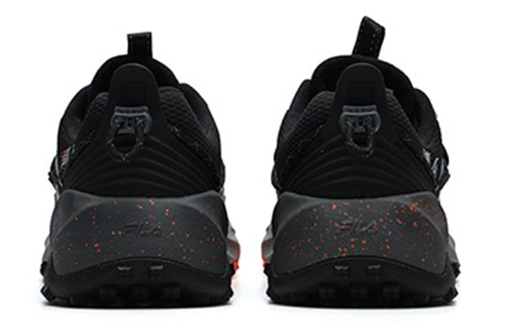 FILA Outdoor Running Shoes 'Black Gray Orange' A12M142208FMB