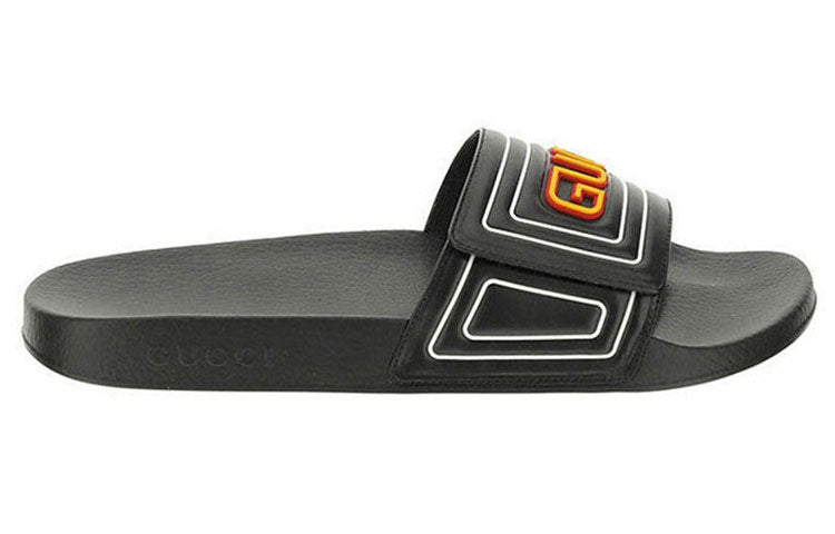 Gucci Slide 'Gucci Logo - Black' 575072-DIR00-1000