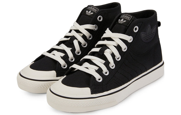 (WMNS) adidas Nizza Hi 'Black White' GV7121