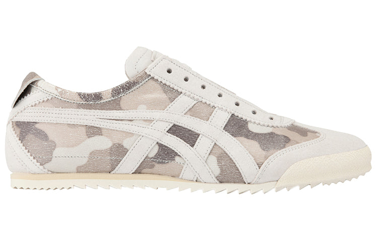 (WMNS) Onitsuka Tiger Mexico Slip-On Deluxe 'White Grey Camouflage' 1182A133-100