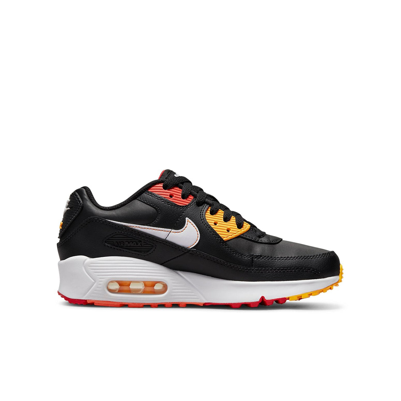 (GS) Nike Air Max 90 Leather 'Black Cosmic Clay' CD6864-017