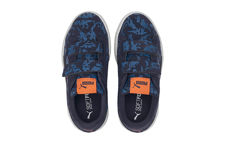 (PS) PUMA Smash 2 Archeo Leisure Board Shoes Blue/Orange 373138-02