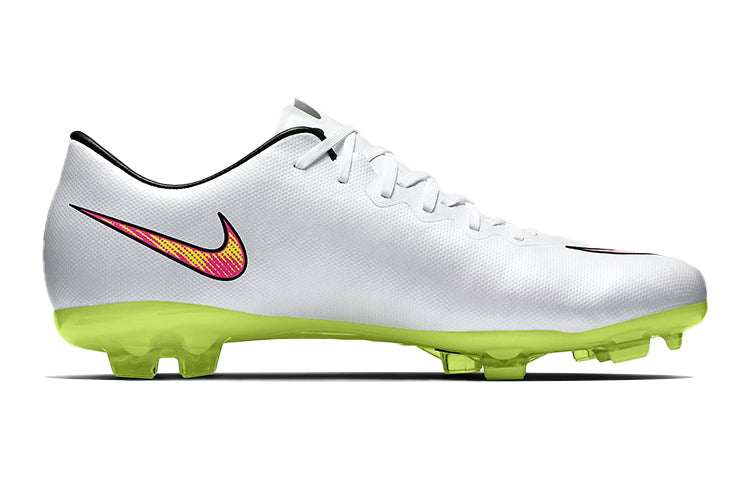(GS) Nike Mercurial Vapor X FG 'White Volt Hyper Pink' 651620-170