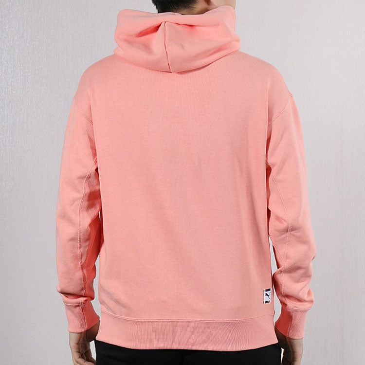 PUMA Logo Knit hooded Pullover Pink 579110-19
