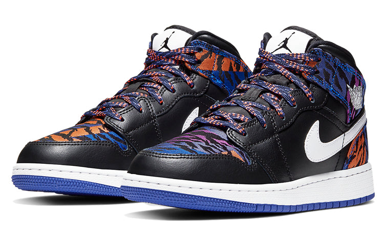 (GS) Air Jordan 1 Mid SE 'Tiger Stripe' AV5174-005