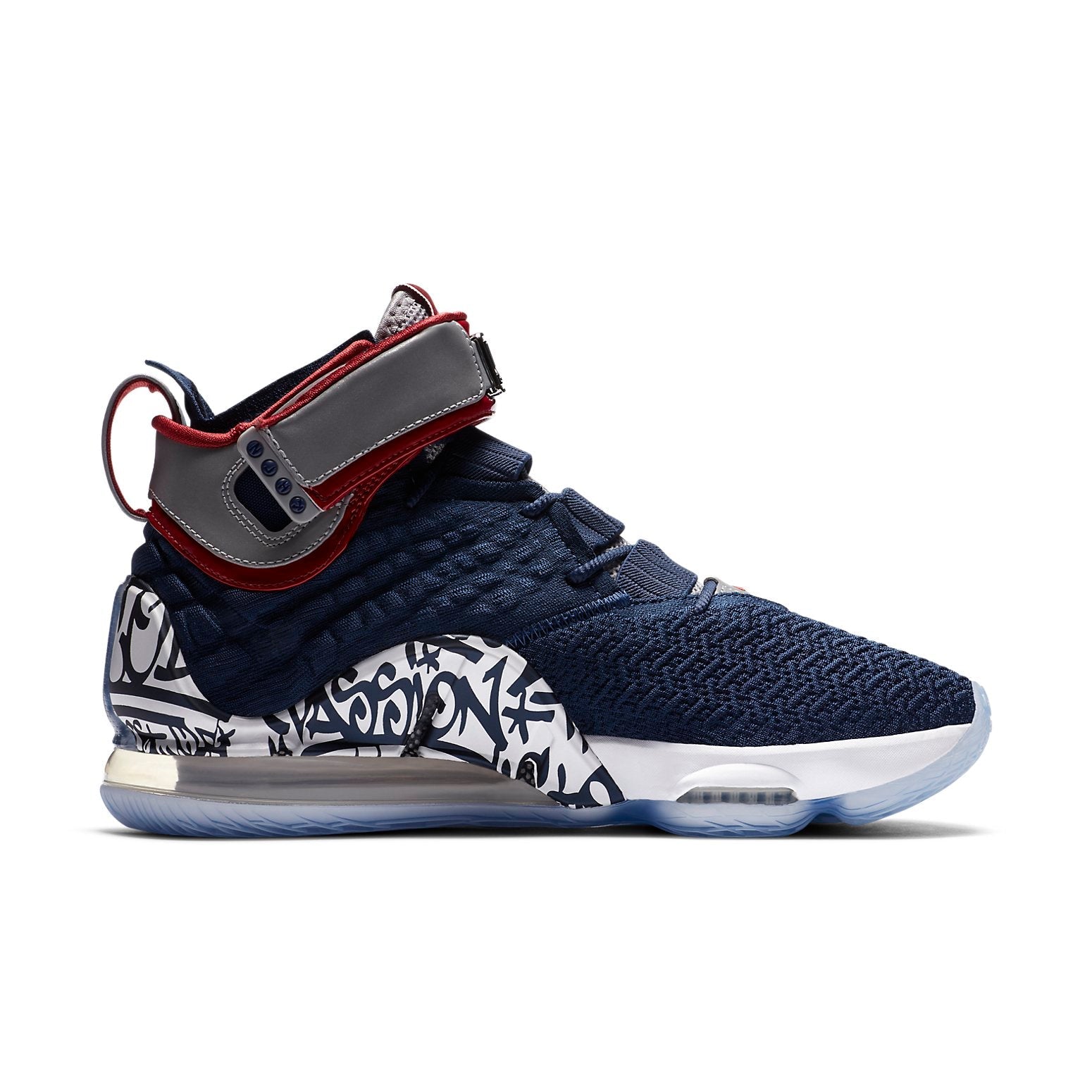 Nike LeBron 17 EP 'LeBron 4 Cold Blue Graffiti' CT6052-400