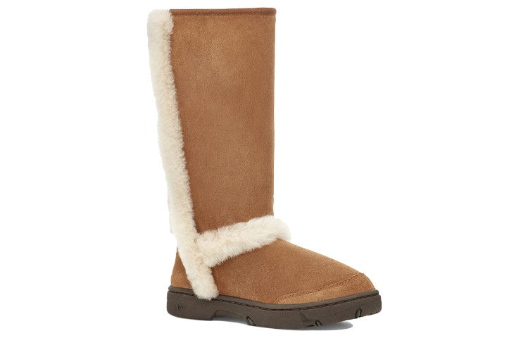 (WMNS) UGG Sunburst Tall White Brown 5218-CHE